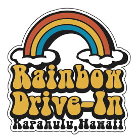 【国内配送】ステッカー_クラウド / レインボードライブイン(Rainbow DRIVE-IN) シール レインボウドライブイン ハワイ お土産 おみやげ プレゼント ギフト 【Papa Hawaii｜パパハワイ】