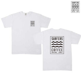 【国内配送】オリジナル ロゴ Tシャツ / サーファーズコーヒー(SURFERS COFFEE) 白 Sサイズ Mサイズ Lサイズ ホワイト ハワイ hawaii ハワイアンシャツ ハワイアンTシャツ