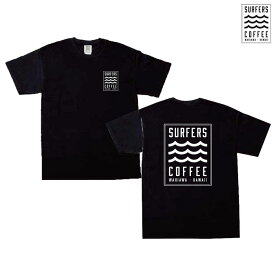 【国内配送】オリジナル ロゴ Tシャツ / サーファーズコーヒー(SURFERS COFFEE) 黒 Sサイズ Mサイズ Lサイズ ブラック ハワイ hawaii ハワイアンシャツ ハワイアンTシャツ
