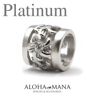 ハワイアンジュエリー プラチナ ネックレス ペンダント トップ ダイヤモンド 0.01ct 5粒 プチ バレル プ…