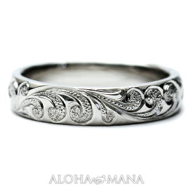 ハワイアンジュエリー 結婚指輪 オーダーメイド プラチナリング ONLYONE マリッジリング バレル リング・ノーエッジまたはカットアウトエッジで(幅4mm・6mm)