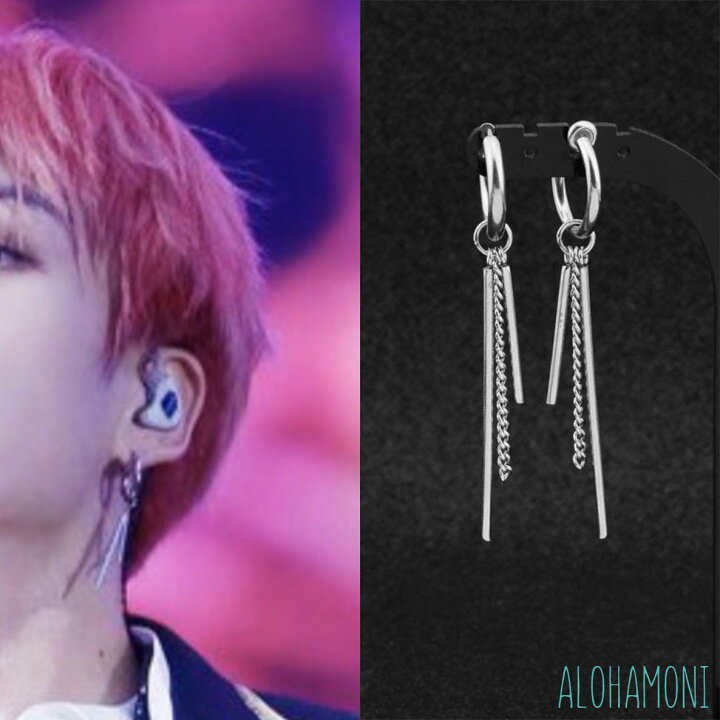 楽天市場】BTS 防弾少年団 ジョングク 着用モデル フープピアス 