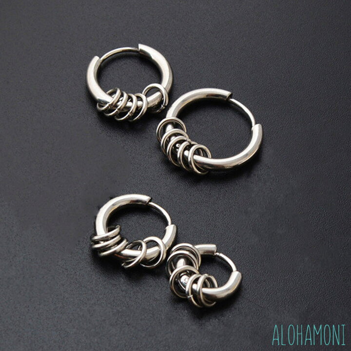 Seasonal Wrap入荷 10mm フープピアス シルバー ステンレス メンズレディース 2個セット 韓国 10mm フープピアス シルバー ステンレス メンズレディース 2個セット 韓国