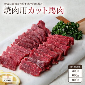 【15日はポイント5倍・5と0のつく日】馬肉 焼肉用 焼肉セット カット馬肉 希少部位を厳選カット！ ヘルシー 赤身 300g 600g 900g 人気 赤身 専門店