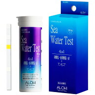 【ALOHI】海水水槽 水質検査キット4in1 アンモニアplus（30回） /pH・硝酸塩・亜硝酸塩・水槽 アンモニア…
