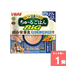 いなばペットフード [取寄10][まとめ買い][27g×12本] 【1個セット】ちゅ～るごはんBigささみチーズ野菜 [4901133625701]