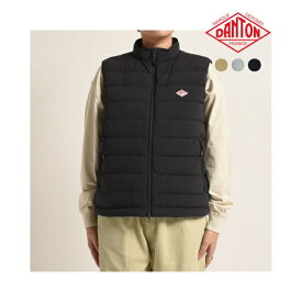 [WINTER SALE 30%OFF] DANTON ダントン レディース ミドルダウン ジップ スタンドカラーベスト MIDDLE DOWN ZIP STAND COLLAR VEST　DT-A0188 NPS　日本正規代理店商品