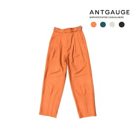 【SALE 40％OFF】ANTGAUGE アントゲージ タックパンツ c2030 ストレッチ カラーパンツ 2wayストレッチ