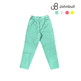 【SALE 40％OFF】JOHNBULL ジョンブル コットンリネンテーパードパンツ jl231p27 デーパードパンツ カラーパンツ ストレッチ