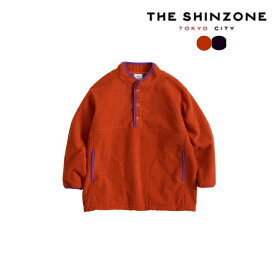 【SALE 30%OFF】SHINZONE シンゾーン W FACE BOA ダブル フェイス ボア フリース レディース オレンジ パープル 23AMSCU01