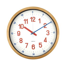 壁時計 掛時計 エルコミューン バウハウス Reross Quadratic ウォールクロック レッド WCL-001