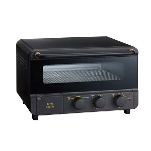 BRUNO �u���[�m �X�`�[�����x�C�N �g�[�X�^�[ BOE067 �u���b�N / �L�b�`���Ɠd �X�`�[���@�\ �����Ɠd