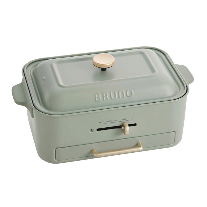 楽天市場】BRUNO ブルーノ コンパクトグリルホットプレート グリーン 