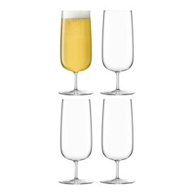 ビールグラス ピルスナーグラス クリア LSA Borough LBG06 G1618-16-301 4個セット 高さ18.5cm 440ml