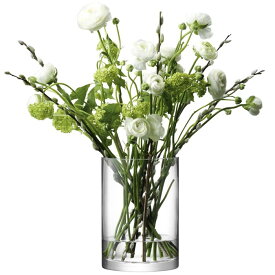 エルエスエー 花器 花瓶 フラワーベース LSA Column Vase LCO28 G330-24-992 クリア 高さ24cm
