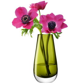 LSA 花器 花瓶 フラワーベース ガラス Flower Colour LFC19 G732-14-414 グリーン 高さ14cm