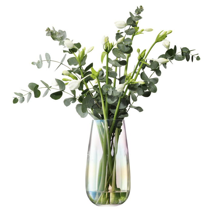 スタイリッシュで綺麗なフラワーベースです エルエスエー 花器 花瓶 フラワーベース SALE 96%OFF LSA Pearl LPE22 Vase 高さ28cm G1401-28-916 【メール便なら送料無料】 パール