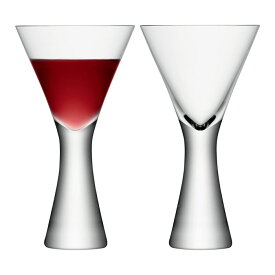 LSA グラス ワイングラス クリア MOYA TLA1008 G846-14-985 2個セット 高さ20cm 容量395ml