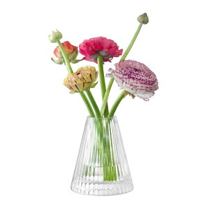 LSA Beacon Candle Holder/Vase �r�[�R�� �x�[�X & �L�����h���z���_�[ G1784-10-304 LBE01 �N���A H10cm / �G���G�X�G�[ �Ԋ� �ԕr �t�����[�x�[�X