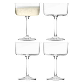 LSA Gio ジオ Champagne Cocktail Glass シャンパングラス G1768-08-301 容量230ml 4個セット H13cm LGI35 / エルエスエー カクテルグラス