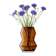 LSA Sculpt Vase スカルプト ベース G1771-16-552 LSG02 コグナックブラウン H16cm / エルエスエー 花器 …