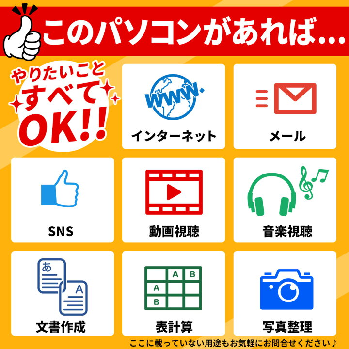 楽天市場】おまかせノートPC Core i5 頂 メモリ16GB 新品SSD1TB DVDROM 