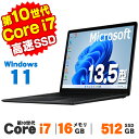 【10％OFF】【AI入門セット】【中古】 Windows11 タッチパネル Webカメラ Microsoft Surface Laptop 3 13.5インチ ブラック 第10世代 Core i7 1065G7 メモリ16GB SSD512GB 無線LAN Bluetooth Windows11 Pro ノートパソコン Office付き