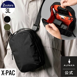 �y�����z [ALPAKA/�A���p�J] METRO SLING MAX �V�����_�[�o�b�O �΂ߊ|�� �X�����O�o�b�O �����Y ���f�B�[�X 3L �R���p�N�g �ʋ� ���s �r�W�l�X [��������]