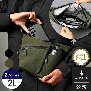 �y�����z[ALPAKA/�A���p�J]FLOW SATCHEL 2L �X�����O�o�b�O �V�����_�[�o�b�O �΂ߊ|�� �ʋ� ���s �r�W�l�X [��������]