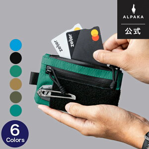 �y�����z[ALPAKA/�A���p�J]Zip Pouch PRO-HOOK&LOOP �|�[�` �~�j�o�b�O ���z �o�b�O�C���o�b�O [��������]