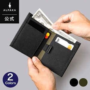 �y�����z [ALPAKA/�A���p�J] ARK BIFOLD CASH WALLET AXOGRID ���z �J�[�h���� ��܂���z �E�H���b�g �����Y ���f�B�[�X �R���p�N�g ���p�I �ϋv�� ������ ���s �A�E�g�h�A [��������]