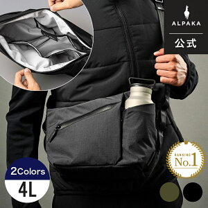 �y�����z[ALPAKA/�A���p�J]FLOW SATCHEL 4L �X�����O�o�b�O �V�����_�[�o�b�O �΂ߊ|�� �ʋ� ���s �r�W�l�X [��������]