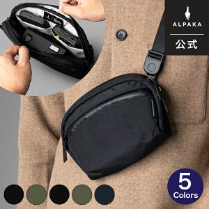 �y�����z[ALPAKA/�A���p�J]FLIGHT SLING MINI 1L AXOFLUX �X�����O �{�f�B�o�b�O �V�����_�[�o�b�O 1L �΂ߊ|�� �ʋ� ���s �r�W�l�X [��������]