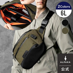 �y�����z [ALPAKA/�A���p�J] BRAVO X SLING V2 AXOGRID �o�b�O �V�����_�[�o�b�O �{�f�B�o�b�O �X�����O �����Y ���f�B�[�X 6L �΂ߊ|�� �^�u���b�g�X���[�u �ϋv�� ������ �ʋ� ���s �r�W�l�X [������