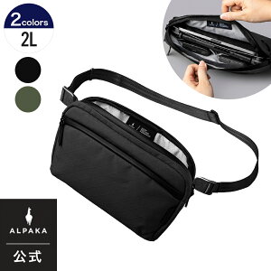 �y�����z[ALPAKA/�A���p�J]FLIGHT SLING 2L AXOGRID �X�����O �{�f�B�o�b�O �V�����_�[�o�b�O �΂ߊ|�� �ʋ� ���s �r�W�l�X [��������]