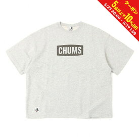 最大10％OFFクーポン 【お買い物マラソン限定】 チャムス メンズ アウトドア 半袖Tシャツ OVSD S/S CHUMS Lg Crew Top LP CH00-1385 G062 : ミデアムグレー×チャコールグレー CHUMS
