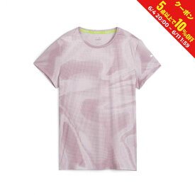 プーマ レディス 陸上/ランニング 半袖Tシャツ RUN FAVORITE AOP Tシャツ ウィメンズ 524573 : ピンク PUMA