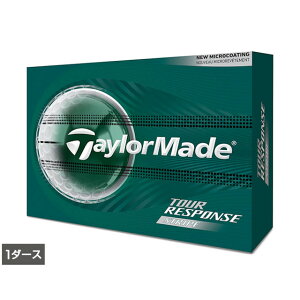 �ő�10��OFF�N�[�|�� �y7/18�`7/26�z �e�[���[���C�h TM26 TOUR RESPONSE Stripe �N���A�X�g���C�v (N3641801) 1�_�[�X(12����) �S���t ���F�� TaylorMade