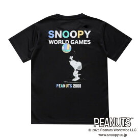 最大10％OFFクーポン【9/30〜10/1】 ピーナッツ スヌーピー ジュニア(キッズ・子供) バレーボール 半袖Tシャツ グラフィックTシャツ TRPN-8VW4216TS PEANUTS SNOOPY