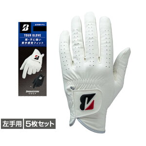 8/1���聚���I�ōő�100��P�o�b�N �u���a�X�g�� �S���t�O���[�u �� �c�A�[�O���[�u TOUR GLOVE 5���Z�b�g (GL2602) �����Y BRIDGESTONE