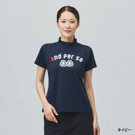 9/25限定★抽選で最大100％Pバック アンパスィ レディース ゴルフウェア 半袖シャツ 秋 冬 別注モックネ…