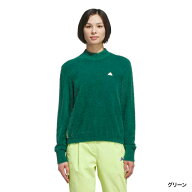 アディダス レディース ゴルフウェア 長袖セーター 秋 冬 スリーストライプス ヘアリー セーター (CH341)…