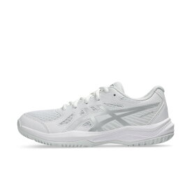 アシックス UPCOURT 6 GS アップコート6 GS 1074A045 ジュニア(キッズ・子供) バレーボール シューズ : ホワイト×シルバー asics