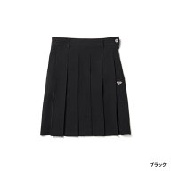 ニューエラ レディース ゴルフウェア スカート 秋 冬 GFW MIDI PLEATS SKIRT BLK (15129399) NEW ERA
