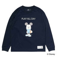 ディズニー ジュニア(キッズ・子供) バスケットボールウェア 長袖Tシャツ グラフィック長袖Tシャツ ミッ…