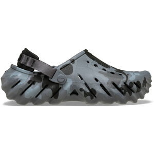 �N���b�N�X Echo Duck Camo Clog 211981-082 �N���b�O�T���_�� : �O���[ crocs