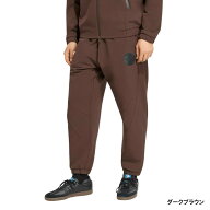 アディダス メンズ ウインドパンツ T.S.U.F.C. ルーズフィット ソフトシェル フルレングス エラスティッ…