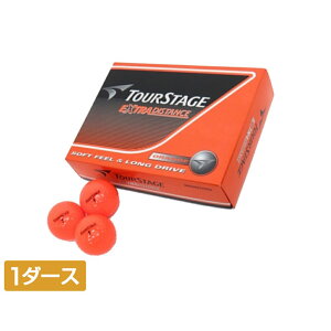 ブリヂストン BRIDGESTONE ゴルフ ボール ツアーステージ エクストラ ディスタンス 1ダース(12個入) :オレンジ(TEOX)