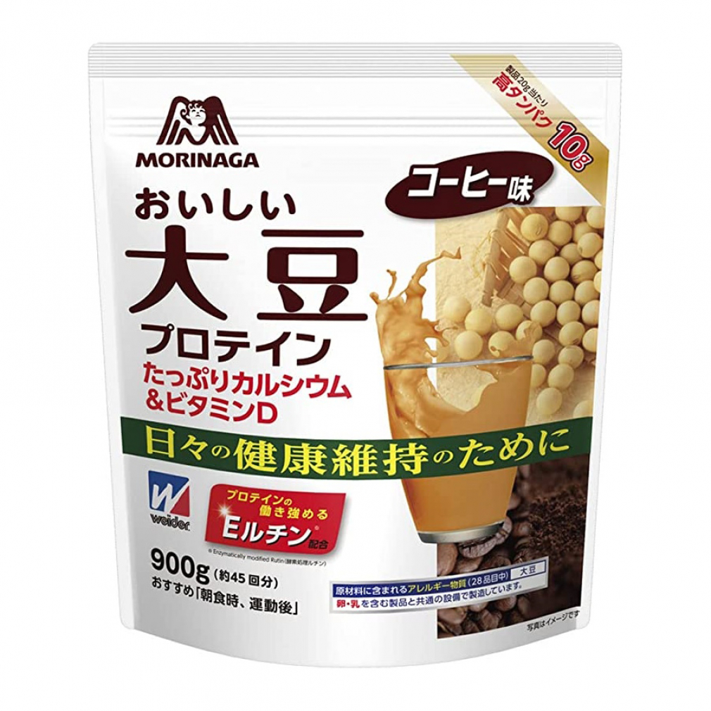 ウイダー おいしい大豆プロテイン コーヒー味 900g 36JMM84500 プロテイン weider 森永製菓