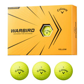 キャロウェイ WARBIRD ウォーバード YELLOW イエロー (4518300131) 1ダース (12球入) 2021年モデル ゴルフ 公認球 Callaway